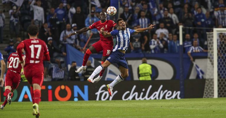 FC Porto perdeu por 1-5 frente ao Liverpool