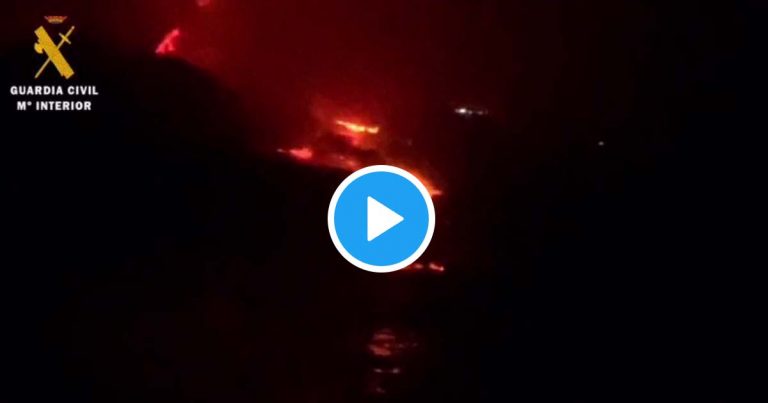 Lava de vulcão de La Palma chegou ao mar esta madrugada