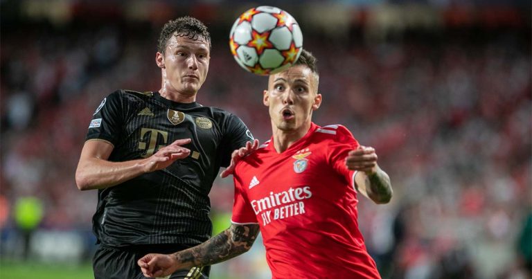 Benfica perdeu frente ao Bayern Munique por 0-4