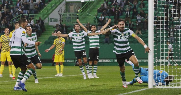 Sporting venceu o Vitória SC e conseguiu a quinta vitória seguida no campeonato