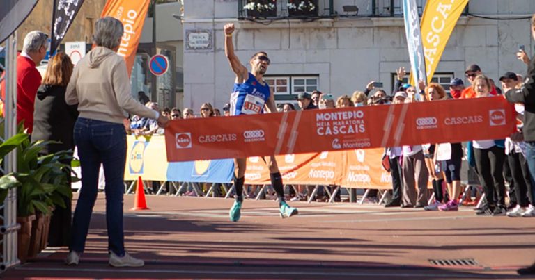 Roberto Ladeiras e Joana Fonseca, vencedores da 5ª edição da Montepio Meia Maratona de Cascais