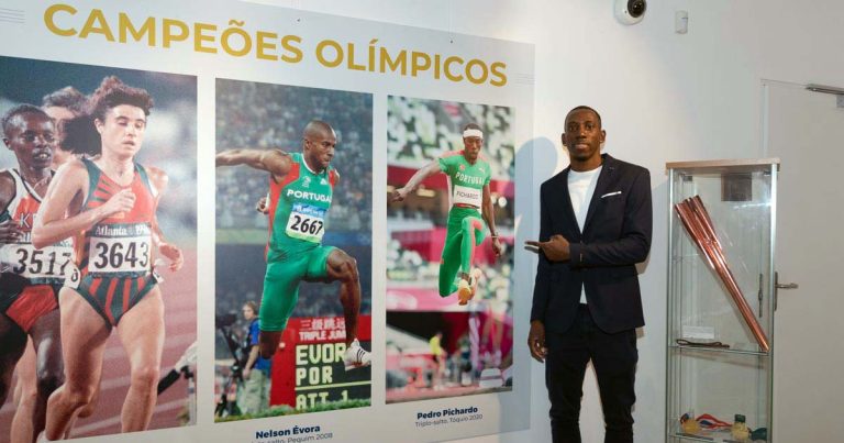 Pedro Pichardo com Federação Portuguesa de Atletismo