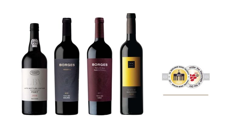 Vinhos Borges conquistam quatro medalhas de Ouro em concurso internacional