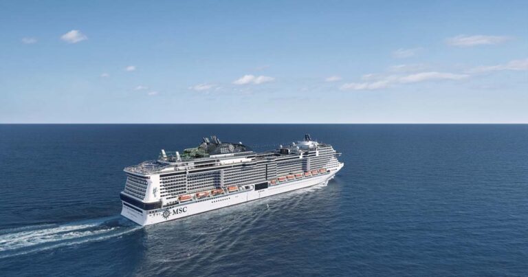 MSC Grandiosa nos fiordes