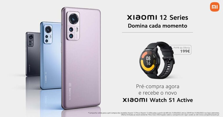 Xiaomi 12 Series chegam a Portugal no dia 1 de abril