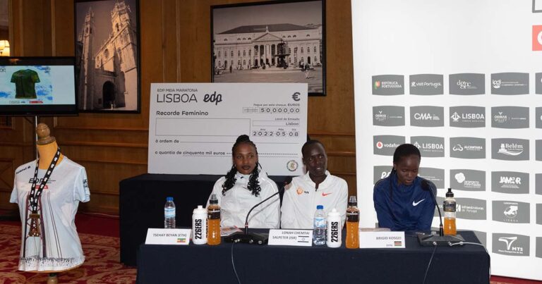 Brigid Kosgei em Portugal para participar na EDP Meia Maratona de Lisboa