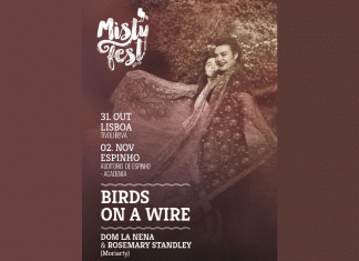 Birds on a Wire confirmado no Misty Fest 2018 Birds on a Wire confirmado no Misty Fest 2018