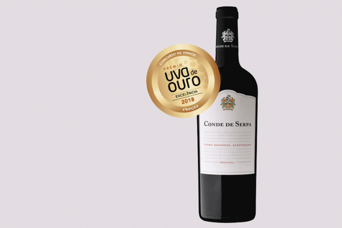 “Uva de Ouro Excelência” para o vinho Tinto Conde de Serpa Regional Alentejano