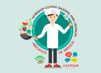 Crianças cozinham com chef português Workshop de comida saudável no Mercado de Arroios
