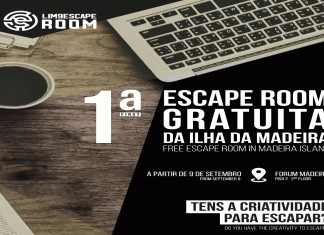 1ª ESCAPE ROOM GRATUITA INVADE O FORUM MADEIRA De 9 a 30 de Setembro difícil vai ser escapar!