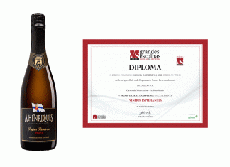 Espumante A. Henriques Super Reserva da Caves da Montanha recebe Prémio Escolha da Imprensa 2018 Caves da Montanha