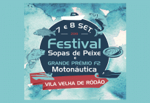 Festival das Sopas de Peixe e Grande Prémio F2 de Motonáutica em Ródão, a 7 e 8 de setembro Vila Velha de Ródão