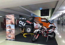 Viaturas do Rali Dakar e Africa Eco Race em exposição no Oeiras Parque Rali Dakar, Africa Eco Race