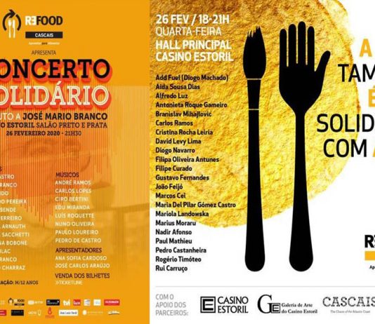 Evento solidário com exposição e concerto em prol da Refood, no Casino Estoril