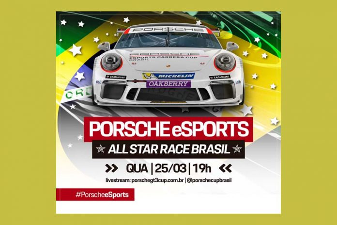 Porsche Cup e Porsche Brasil promovem a Corrida das Estrelas em automobilismo virtual