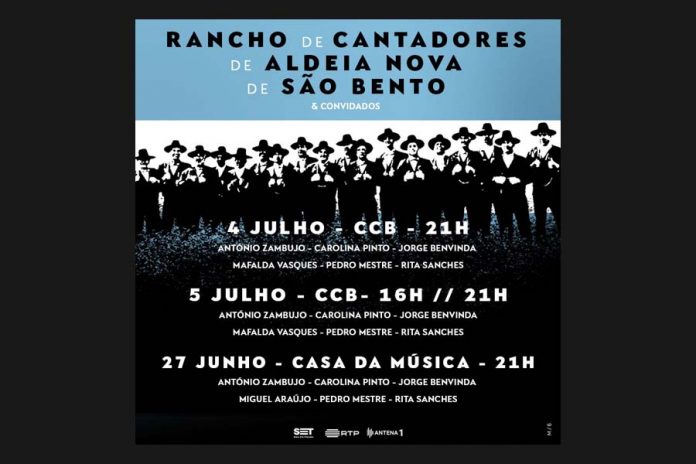 Rancho de Cantadores de Aldeia Nova de São Bento com novas datas para os espetáculos em Lisboa e no Porto