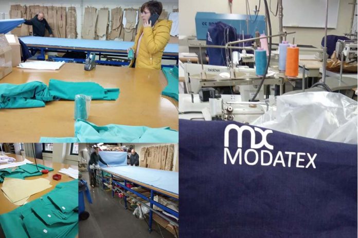 MODATEX colabora na confeção de 200 fardas e cogulas para o Centro Hospitalar da Cova da Beira