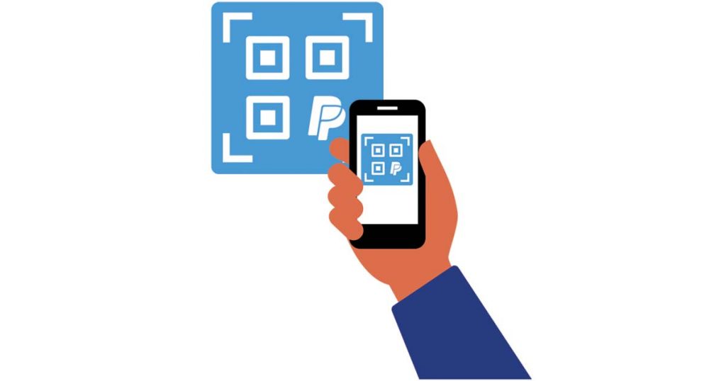 QR code and phone