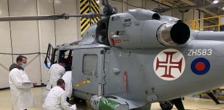 Helicóptero Lynx da Marinha