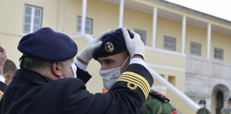 Imposição das boinas fuzileiros da Marinha