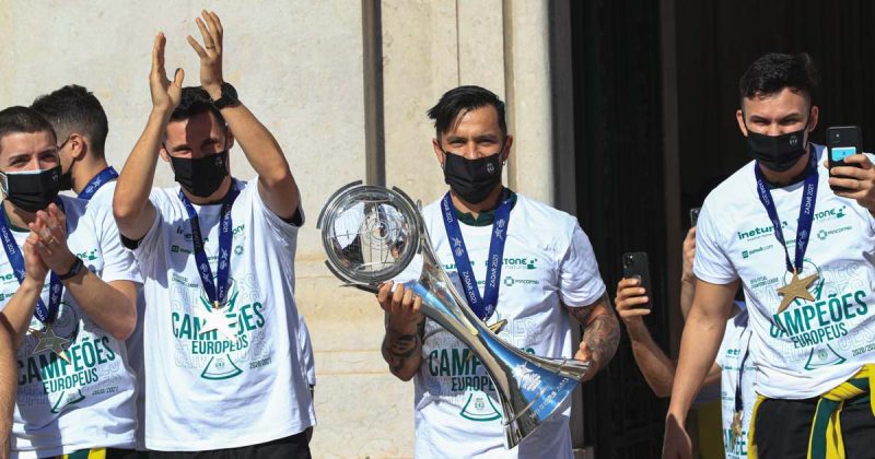 Campeões Europeus de Futsal recebidos em Lisboa