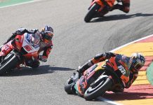 Miguel Oliveira somou dois pontos nas contas do Mundial, no Grande Prémio de Aragão de MotoGP Miguel Oliveira no Grande Prémio de Aragão