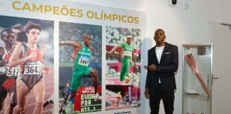Pedro Pichardo com Federação Portuguesa de Atletismo