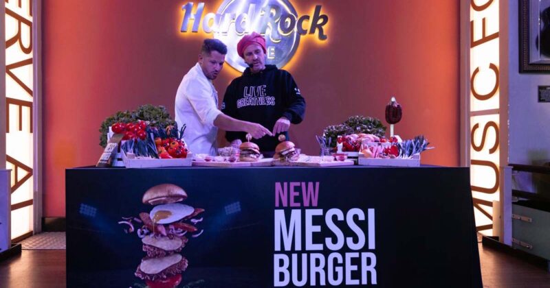 Messi Burger do Hard Rock Cafe