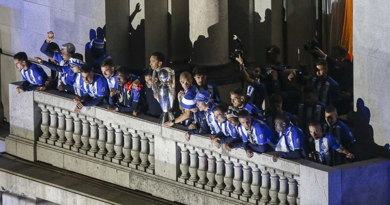 Porto celebrou a conquista do campeonato