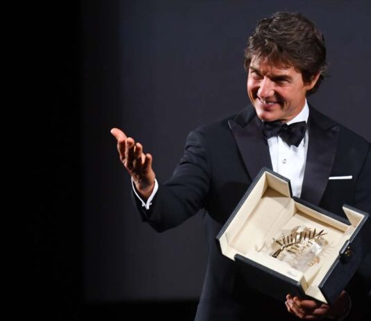Tom Cruise com Palma de Ouro em Cannes