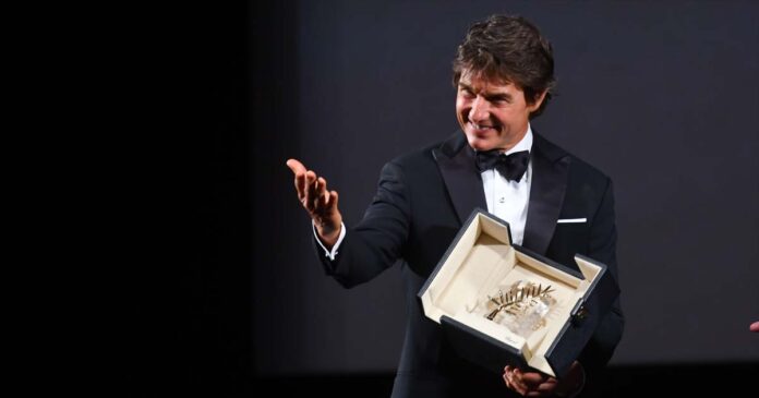 Tom Cruise com Palma de Ouro em Cannes
