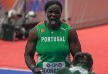 Campeonatos Mundiais: Auriol Dongmo lança para a final de Oregon 2022 Auriol Dongmo em Oregon 2022