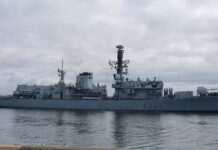 Fragata da marinha britânica HMS Lancaster