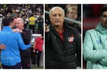 Luiz Felipe Scolari e Abel Ferreira