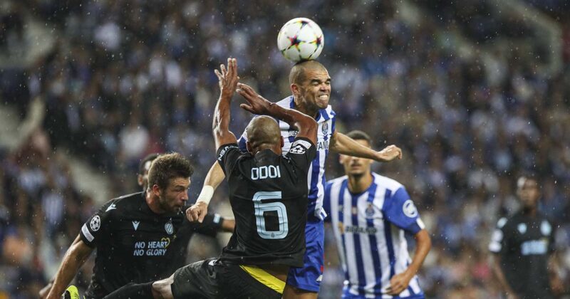 Porto perdeu com o Brugge
