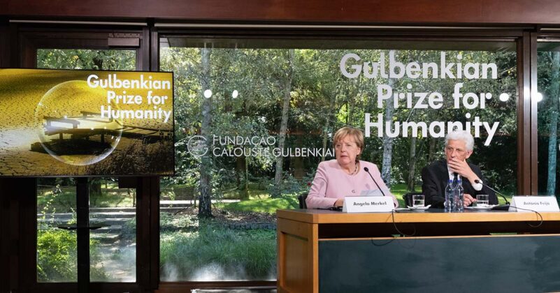 Angela Merkel no Prémio Gulbenkian para a Humanidade