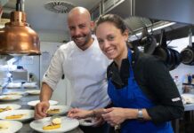 Chef Thiago César e Chef Inga Martin