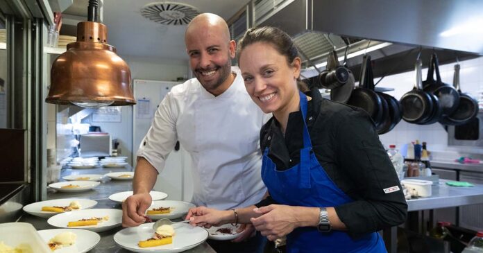 Chef Thiago César e Chef Inga Martin