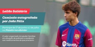 João Félix camisola autografada