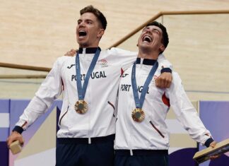 Rui Oliveira e Iúri Leitão conquistam o Ouro no ciclismo de pista Rui Oliveira e Iúri Leitão