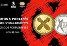 Xutos & Pontapés imortalizados em moeda de coleção, pela Casa da Moeda moeda dos Xutos