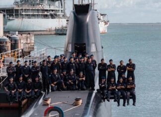 Submarino Arpão largou hoje para missão da NATO Submarino Arpão missão NATO