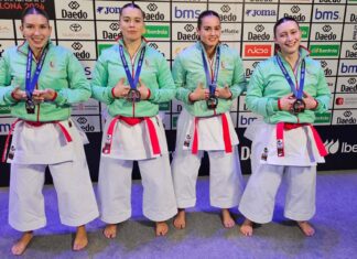 Equipa portuguesa feminina de kata conquista a Medalha de Prata no Campeonato do Mundo Kata Medalha de Prata