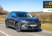 Novo MG5 EV conquista classificação máxima de segurança no Euro NCAP MG5 EV