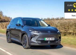 Novo MG5 EV conquista classificação máxima de segurança no Euro NCAP MG5 EV