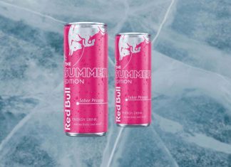 Red Bull lança edição limitada de verão com sabor a pêssego Red Bull pêssego