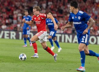 Estreia europeia amarga: Benfica derrotado pelo Qarabag por 3-2 Benfica Qarabag