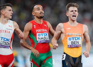 Isaac Nader sagra-se campeão do mundo nos 1500 metros Isaac Nader campeão do mundo