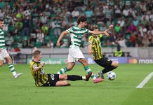 Sporting estreia-se com triunfo na Liga dos Campeões frente ao Kairat Sporting Liga dos Campeões