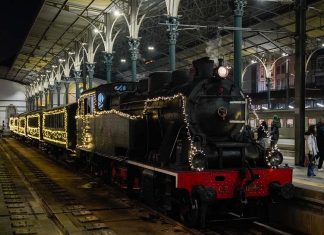 A Magia Sobre Carris: O Comboio Histórico a Vapor de Natal está de regresso Comboio Histórico de Natal